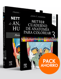 PACK NETTER ANATOMíA ATLAS REGIONAL + CUADERNO PARA COLOREAR