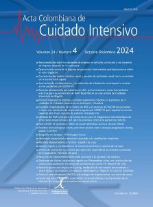 Acta Colombiana de Cuidado Intensivo