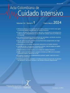 Acta Colombiana de Cuidado Intensivo