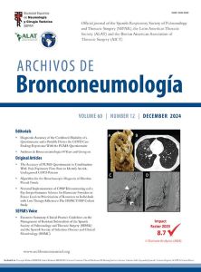 Archivos de Bronconeumología