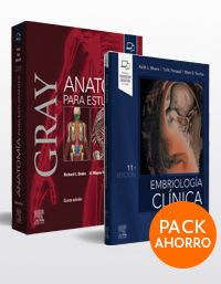 PACK GRAY ANATOMíA ESTUDIANTES + MOORE EMBRIOLOGíA CLíNICA