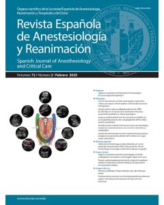 Revista Española de Anestesiología y Reanimación