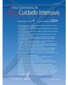 Acta Colombiana de Cuidado Intensivo