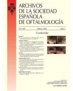 Archivos de la Sociedad Española de Oftalmología